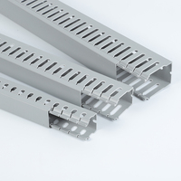Plateau de conduits de câbles de câblage en PVC PVC décoratif goulotte de câbles réseau couvercle transparent blanc gris OEM Pxc-2025 20*25 personnalisation