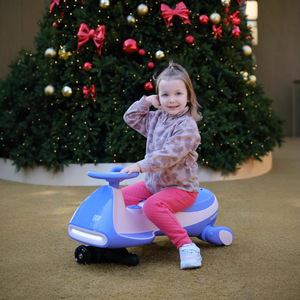<span class=keywords><strong>Voiture</strong></span> électrique torsadée en plastique pour enfants, anti-retournement, moto pour bébé, kart à quatre roues pour enfants - Product Image 3
