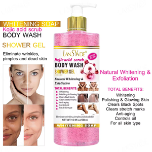 Lotion <span class=keywords><strong>de</strong></span> Bain Blanchissante pour la Peau, 500 ml, Douce et Soyeuse, <span class=keywords><strong>Mousse</strong></span> Hydratante Riche, Gommage Exfoliant Nettoyant en Profondeur, Gel <span class=keywords><strong>Douche</strong></span> - Product Image 2