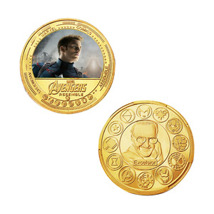 5 Monedas de Oro con Temática de Películas de Marvel, Doble Cara, Bañadas en Oro, Proceso de Fundición a Presión, Colección Conmemorativa - Product Image 4