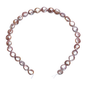 สร้อยไข่มุกน้ำจืดทรงบาร็อคแบบครอส-บอร์เดอร์  งานกึ่งสำเร็จรูปสำหรับทำเครื่องประดับ DIY  ไข่มุกเม็ดเดี่ยว - Product Image 4