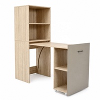 Nouvelle table à manger pliante télescopique multifonctionnelle moderne, gain de place, simple, mobile et portable, également utilisable comme bureau pliable