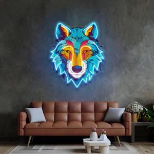 Wolf Shaped Neon <strong>Sign</strong> Are Suitable for Bars and Entertainment Venues to Create an Atmosphere and <strong>Make</strong> Parties More Lively - Product Image 5