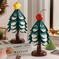 Tapis isolants pour arbre de Noël Meijian, pliables, écologiques, légers, en bois, anti-brûlure, pour casseroles