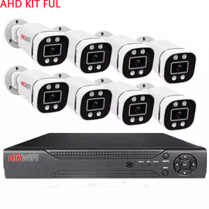 防水カメラ1080p AHD CCTV <span class=keywords><strong>DVR</strong></span>キット8CHネットワークケーブルと電源付き工場価格 - Product Image 1