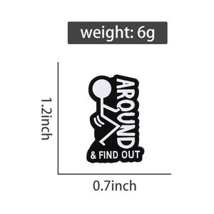 Autour et découvrez l'humour adulte émail broche citation drô<span class=keywords><strong>le</strong></span> métal broche revers sac à dos Badge bijoux cadeau décoratif pour les amis - Product Image 6
