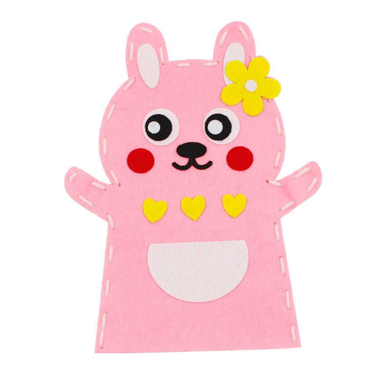 Conejo rosa de bricolaje