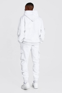 high quality cheap cotton custom tracksuit new men factory tracksuit sports suit custom jogging running tracksuit set - Product Image 2