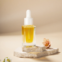 Flacons de sérum 5 ml et 10 ml, bouteilles d'huile essentielle en verre givré, flacons carrés hermétiques avec compte-gouttes, personnalisables