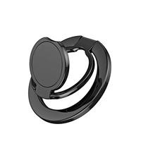 Support de téléphone professionnel robuste à double anneau 360° °   Support rotatif anti-chute pour smartphones