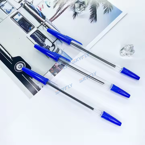 Fournitures scolaires, papeterie, stylo à bille en plastique promotionnel avec logo personnalisé, stylo à bille simple lisse et <span class=keywords><strong>persistant</strong></span> - Product Image 3