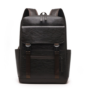 Mochila de PU para hombre, gran capacidad, impermeable, transfronterizo, para negocios y estudiantes, mochila escolar para venta al por mayor - Product Image 1