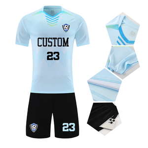 Maillot de football d'été à séchage rapide pour hommes et femmes ensemble de combinaison de football de compétition vêtements de football de sport pour adultes - Product Image 2