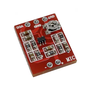 บอร์ดพัฒนาไมโครโฟนอิเล็กเตรต MAX4466 พร้อมปรับระดับเสียงได้ ตัวเก็บเสียงแบบ Pre Stage - Product Image 1