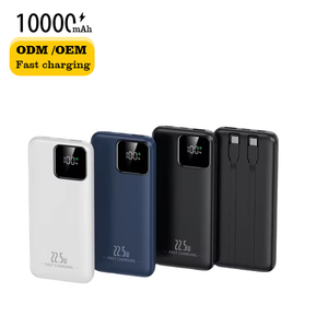 พาวเวอร์แบงค์แบบพกพา PD 20W ชาร์จเร็ว 10000mAh USB-C พร้อมสายชาร์จ 2 เส้น จอ LED แสดงผล ชาร์จเร็ว 22.5W 10000mAh - Product Image 1