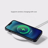Coque en fibre de carbone véritable pour Iphone 16 15 14 13 12 11 Plus Pro Max Magnetic Wireless Charging Phone Cover