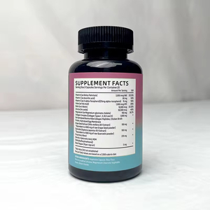 Cápsulas <span class=keywords><strong>de</strong></span> Belleza para Aclarar la Piel <span class=keywords><strong>de</strong></span> Adultos, Péptidos <span class=keywords><strong>de</strong></span> Colágeno (Tipos I, II, III, V, X), Biotina, Queratina, Ácido Hialurónico, Vitaminas - Product Image 2