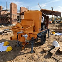 Pompe à béton et gravier MINLE HBTS15-10-30 15m³/h 30mm, moteur 30KW, haute efficacité, qualité export