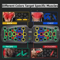 Planche de Pompes Pliable à Logo Personnalisé avec Compteur Intelligent, Corde de Traction et Poignées Revêtues de Caoutchouc