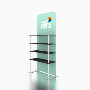Bedrijfslogo Tentoonstellingsstand 3-Tier Winkelteller <span class=keywords><strong>Display</strong></span> <span class=keywords><strong>Rack</strong></span> Beurs Stand Apparatuur - Product Image 3