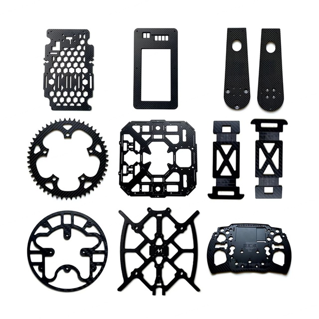Welltop Imported 3K Carbon Fiber Board Custom CNC Machined Parts for Joysticks & Game Controllers Includes Sample