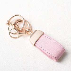 พวงกุญแจหนังดีไซน์มินิมอลหลากสี สำหรับใช้ในชีวิตประจำวัน ไอเดียของขวัญ รับผลิตจำนวนมาก - Product Image 5