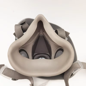 High Quality CE certified For 6200 Reusable Half <b>Face</b> Respirator Eco-Friendly Double Tank Gas Mask Ear-loop Washable - Product Image 2