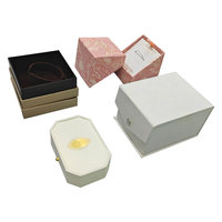 Boîte à bijoux en papier recyclable personnalisée en usine, boîte à bracelet, collier, bague, boucles d'oreilles, emballage en pulpe durable, boîte cadeau