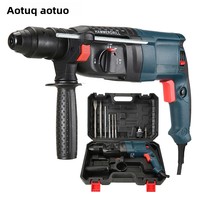 Nuevo Martillo Demoledor Eléctrico de Grado Industrial, Taladro de Impacto de 700W AC 220V, Multifuncional, Ligero, para Concreto