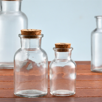 Bouteille de réactif de stockage des aliments Botany Vintage 60ml 125ml 250ml 500ml 1L 2500ML bocaux d'apothicaire en verre avec couvercle