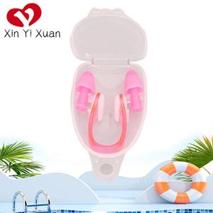 Set de Tapones para Oídos Tipo Bala con Clip Nasal Ovalado, Silicona, Impermeables, para Adultos, Accesorios para Gafas de Natación, para Uso Deportivo - Product Image 3