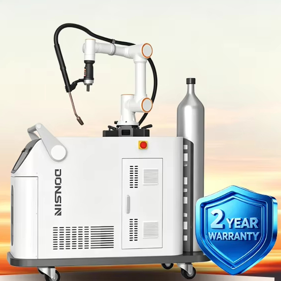 DONSIN Flexible Arc Welding Robot Cell with Intelligent Welding Process Library