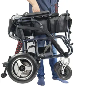 רק 19 kg brushless מנוע 300W מנוע ליתיום סוללה חשמלי כיסא גלגלים, מגנזיום סגסוגת מסגרת פי כוח כיסא גלגלים