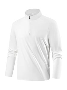 Camiseta Deportiva de Manga Larga para Hombre, Ecológica, Transpirable, de Secado Rápido, con Cierre de Cremallera, para Entrenamiento en el Gimnasio y Uso Diario - Product Image 2