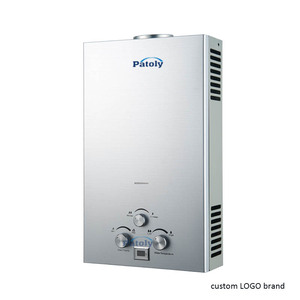 Scaldabagno a <span class=keywords><strong>Gas</strong></span> Istantaneo Senza Serbatoio da 12L/16L con Display LED per Doccia e Bagno, Riscaldatore d'Acqua a <span class=keywords><strong>Gas</strong></span> Naturale per Tutta la <span class=keywords><strong>Casa</strong></span> - Product Image 5