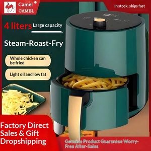 Friteuse à air chaud domestique 4L, friteuse électrique <span class=keywords><strong>sans</strong></span> <span class=keywords><strong>huile</strong></span> avec circulation d'air, <span class=keywords><strong>appareil</strong></span> à <span class=keywords><strong>frites</strong></span> <span class=keywords><strong>sans</strong></span> fumée - Product Image 1