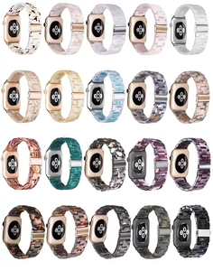 Correa de Resina para <span class=keywords><strong>Apple</strong></span> <span class=keywords><strong>Watch</strong></span> 44mm 40mm 45mm 49mm 38mm 42mm 41mm Pulsera de Moda para IWatch Series <span class=keywords><strong>8</strong></span> 7 6 5 4 3 2 1 Ultra - Product Image 2