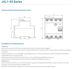 Disjoncteur différentiel RCCB RCBO 2P 6KA, protection contre les fuites, disjoncteur à courant résiduel - Product Image 5