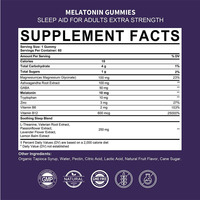 Aeglewell OEM Gummies à la mélatonine, complément naturel pour le sommeil, 10 mg, 20 mg, gummies à la mélatonine halal, végétaliens, sans sucre, pour adultes