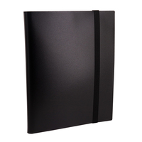 Classeur de cartes à collectionner en PP noir mat à 9 poches, capacité de 360 pièces, pour album photo de collection Yugioh et Mon, 20 pièces
