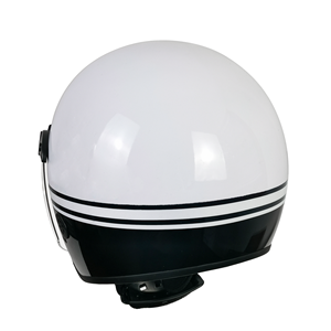 Yaz Retro açık yüz motosiklet kask erkekler ve kadınlar için yarım açık kask kafa koruma için - Product Image 4