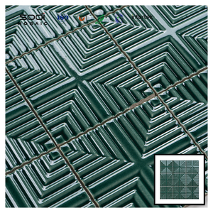 Carreaux muraux carrés modernes <span class=keywords><strong>de</strong></span> luxe pour intérieur, résistants aux taches, écologiques, en porcelaine émaillée, mosaïque <span class=keywords><strong>de</strong></span> <span class=keywords><strong>salle</strong></span> <span class=keywords><strong>de</strong></span> <span class=keywords><strong>bain</strong></span> pour hôtel/centre <span class=keywords><strong>de</strong></span> villégiature - Product Image 3