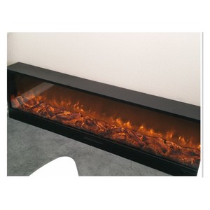 <span class=keywords><strong>Chimenea</strong></span> eléctrica con Control remoto de 1500W con pantalla LED, acero inoxidable calentado, empotrada, 1500mm para uso en interiores, enchufe AU de EE. UU. - Product Image 2