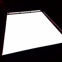 Plaque de guidage de lumière de feuille acrylique de LED de qualité optique blanche de fabricant en gros