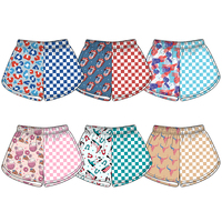 Shorts imprimés Tiaose pour garçons, taille élastique, double motif, tenue décontractée d'été pour enfants, idéale pour la plage et les activités de plein air pour les tout-petits.