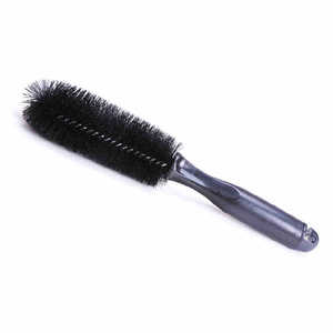 Brosse à roues à tête ronde et manche droit pour le nettoyage des pneus de voiture – Vente directe usine - Product Image 4