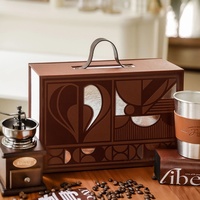 CARDSILK Coffret Cadeau Machine à Café pour Entreprises, Modèle Souvenir pour Offrir aux Employés et Clients, Articles Personnalisables avec Logo