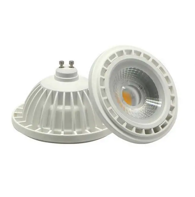 AR111 COB LED Lampu Sorot 12W 20W Lampu Dimmable G53 GU10 Bohlam QR111 ES111 40 Sudut Sinar LED AC 220V Sumber Cahaya Langit-langit Tersembunyi