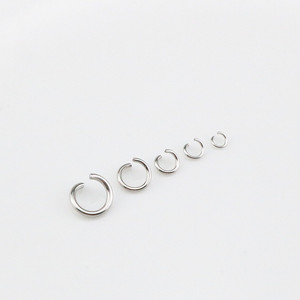 200pcs/bag Aceworks AC006-S Stainless Steel Open Jump <b>Rings</b> | Silver Color Strong Durable | Steel Open Circle Jump <b>Rings</b> Jewelry - Product Image 4