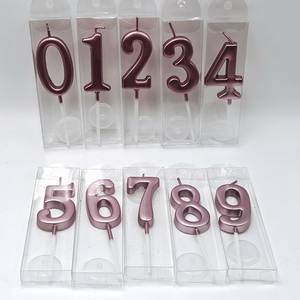 Оптовые роскошные бездымные парафиновые свечи-цифры для дня рождения, Хэллоуина и Рождества по цене поставщика - Product Image 5